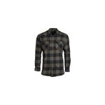 Chemise � carreaux l�g�re - olive / xl