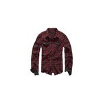 Chemise duncan check rouge brun - m
