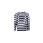 Chemise marine russe version hiver blanc bleu - s