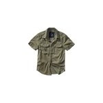 Chemise vintage manches courtes - olive / s