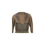Chest rig modular split front e - gris pierre olive