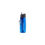 Gourde go avec filtre 2 - stage 0. 65 l bleu - olive Gourde go avec filtre 2 - stage 0. 65 l bleu - olive