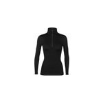 Haut tech half zip merino 260 femme - noir / l