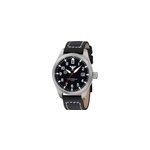 Montre airleader steel avec bracelet en cuir de buffle - default title