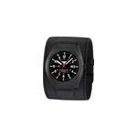 Montre inceptor black steel automatic large bracelet en cuir - default title