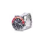 Montre mondaine aqua steel 41 - argent rouge