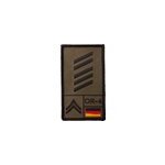 Patch grade oberstabsgefreiter - olive / links