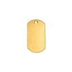 Plaque d'identification us dog tag laiton - default title