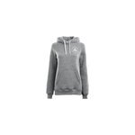 Pull  capuche fleecewool grey melange femmes - s