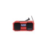 Radio  manivelle dr 112 dab rouge - default title