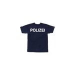 T - shirt polizei bleu - s