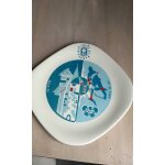 1 assiette. x'' jeux olympiques d hivers 1968 grenoble ski de fond 1 assiette. x'' jeux olympiques d hivers 1968 grenoble ski de fond