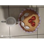 1 carafe, 1 panier, 3 verres et 4 ramequins