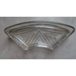 1 compartiment / coupelle en verre pour plat serviteur apero vintage
