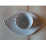 1 service egoiste / 1 tasse orientale rose des sables / porcelaine de tunisie