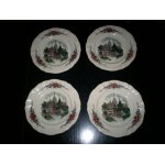 10 assiettes a dessert obernai faenceries sarreguemines