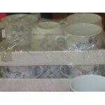 10 tasses et 10 soucoupes