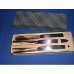 12 couteaux a dessert inox manche en corne