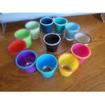 12 verrines plusieurs couleurs