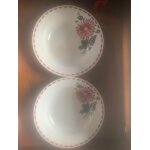 2 assiettes creuses anciennes x6 en terre de fer de la manufacture fran�aise de salins.