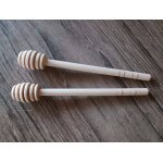 2 cuillres a miel bton trempette bois naturel