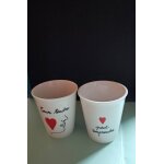 2 mug saint - valentin coeur tendre peut surrendre