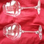 2 verres a vin a pied automnales de pommard 2 verres a vin a pied automnales de pommard