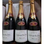 3 btls de champagne laurent perrier brut lp