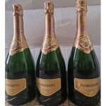 3 btls de champagne vranken demoiselle tete de cuvee