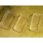 3 raviers rectangle en verre