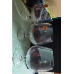 3 verres a cognac cristal d'arques 0. 5l