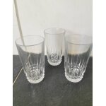 3 verre a orangeade cristal d'arques modele villandry