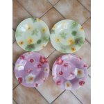 4 assiettes creuses. marc palluy. mod�le po�me abandonn�