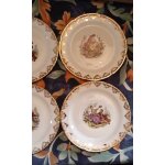 4 assiettes a dessert porcelaine