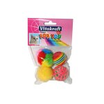 4 balles assorties 4 cm (p. a. v)