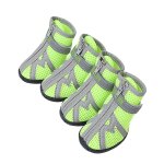 4pcs chaussures chien chat bottes antidrapantes dcor pour animal vert l