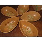 5 coupelles avocat en gr�s