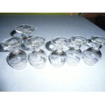 5 verres loupes et doseurs pour digestifs 2 cl marque de dosage dor�e chrd