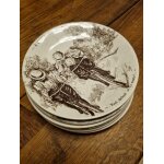 6 assiettes anciennes sarreguemines