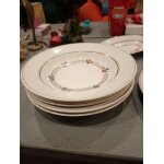 6 assiettes creuses porcelaine sarreguemines trs bon etat