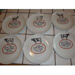 6 assiettes a fromage
