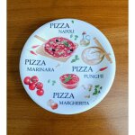 6 assiettes motifs pizza