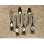 6 cuillers a soupe christofle modle orly, mtal argent