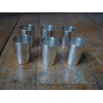 6 gobelets a liqueur en argent massif poinçon minerve 164g ca 1900 6 gobelets a liqueur en argent massif poinçon minerve 164g ca 1900
