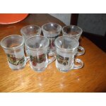 6 petites choppes a liqueur