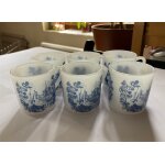 6 tasses arcopal toile de jouy