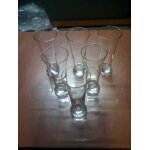 6 verres a bire , . pmu. 25 cl
