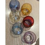 6 verres de couleur culbuto