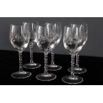 6 verres a eau cristal d'arques fleury epi