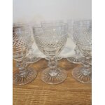 6 verres a vin blanc cristal st louis mod�le trianon h 10, 8 cm